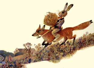 О Кролике, который ехал верхом на спине у Лиса