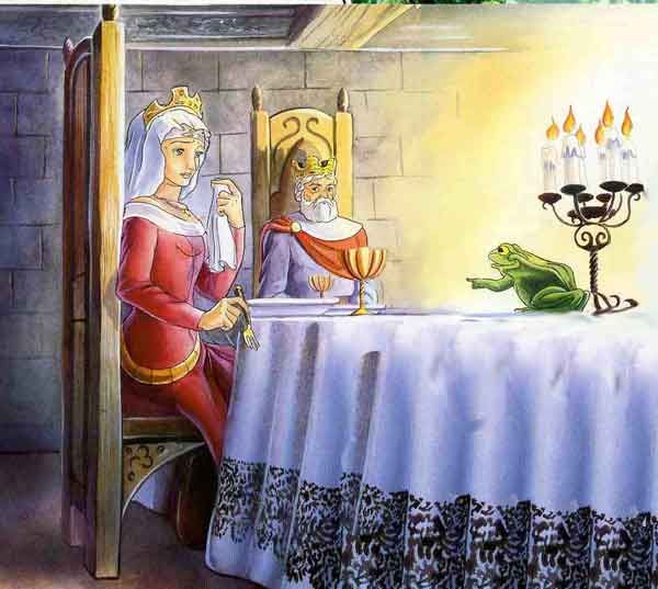 Расположившись на столе она сказала