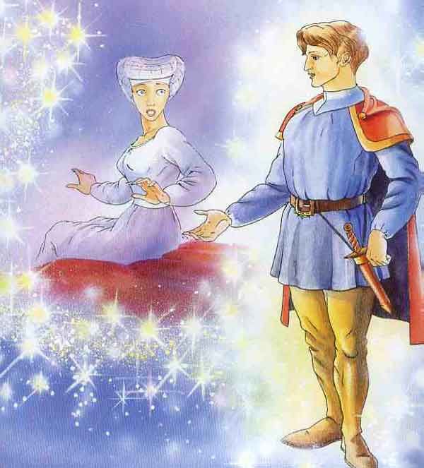 лягушка превратилась в прекрасного молодого принца