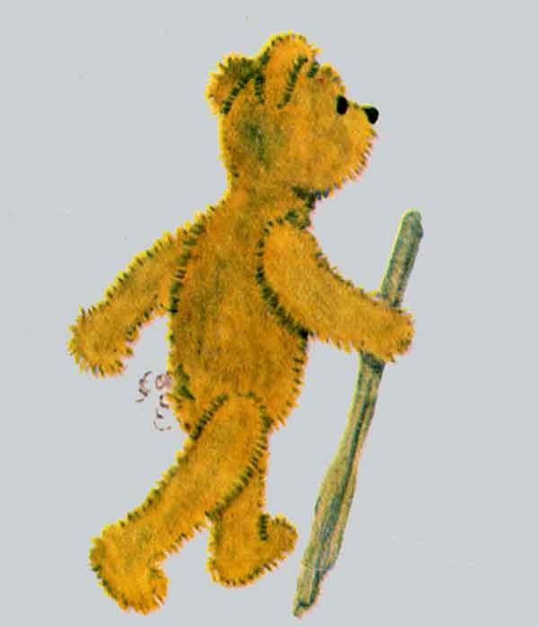 Тедди вышел из дома