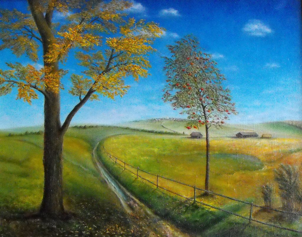 Стих Тонкая рябина Ивана Сурикова из коллекции детских писателей